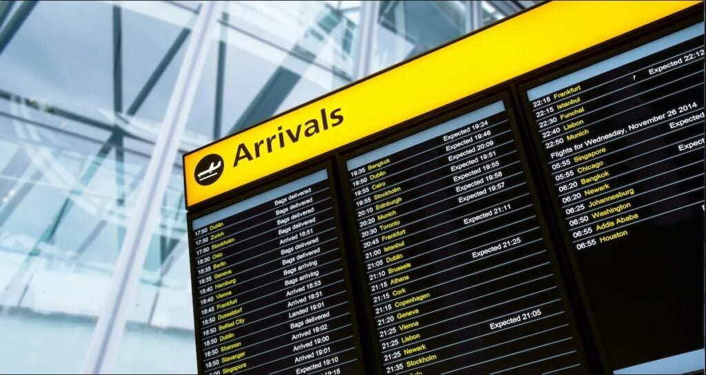 რეისების განრიგი